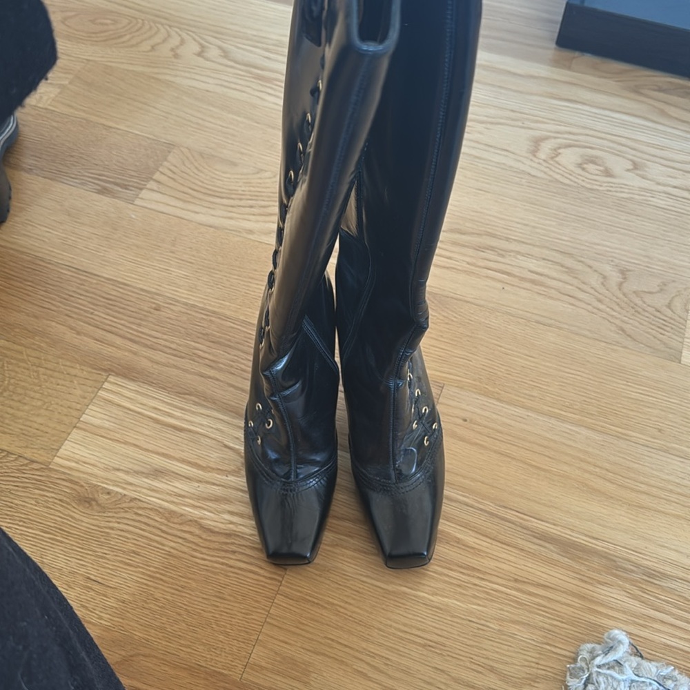Claudia Ciuti black heeled boots - Picture 3 of 4